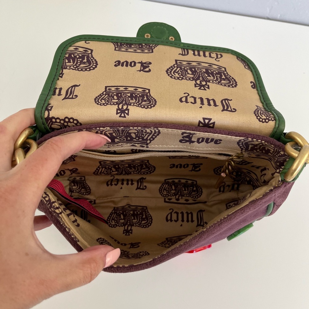 VTG Y2K JUICY COUTURE Velour Mini Bag - Picture 6 of 12